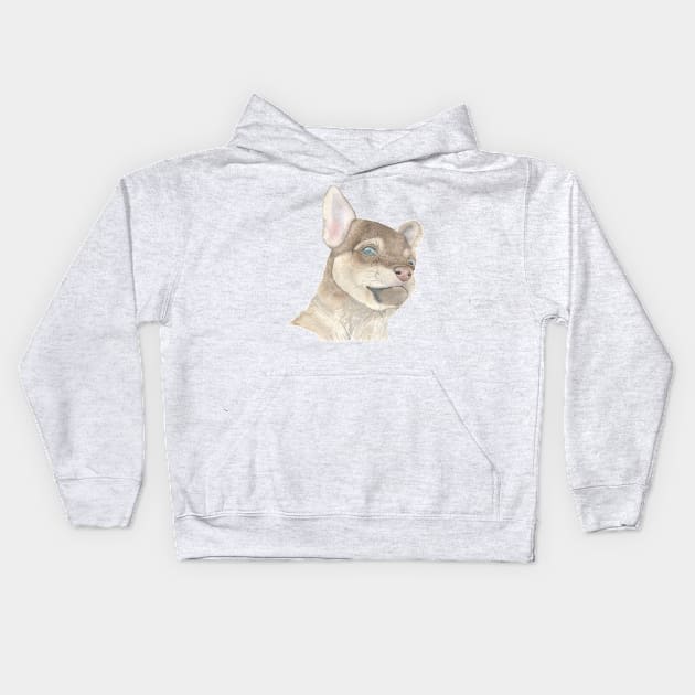 Chihuahua Kids Hoodie by Sharon Rose Art